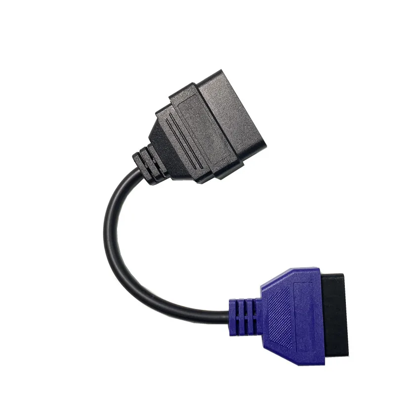 6 шт./компл. для развертки Фиат Ecu для адаптера переменного тока Разъем 16pin OBD2 16pin кабель OBD кабель для Fiat Alfa Romeo три Цвет(6 шт./компл