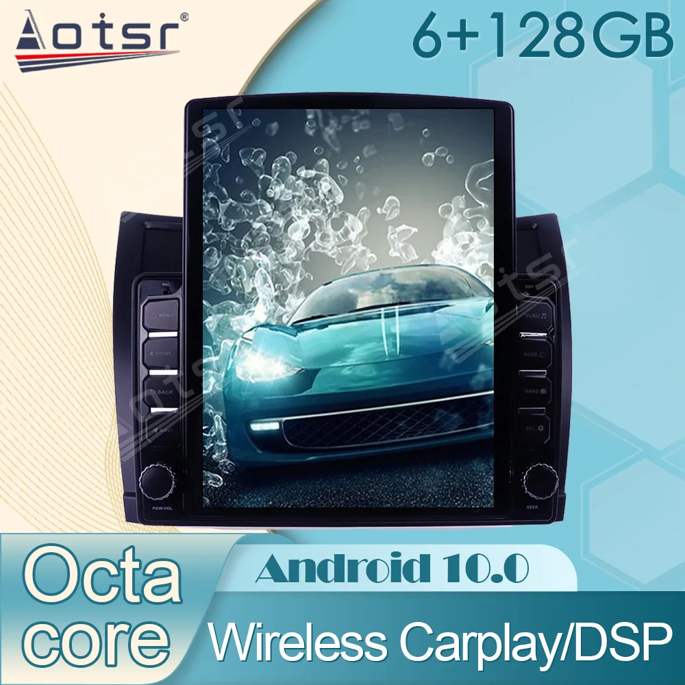 

Android 10 6+128G For Toyota Yaris 2005 - 2012 Car Radio GPS Multimedia Tesla Player Audio Navigtion Tape Recorder Headunit DPS