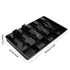 Large Cabinet Cash Drawer Register Insert Money Tray 5 Bills 4 Coins Compartments Storage Box Replacement Cashier 6