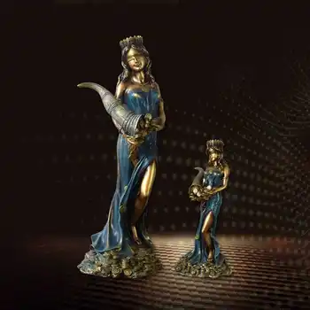 

Sales Greek Mythology Fortune Goddess Fortune Decorates Sculptures Gift Office Lucky Fortune Accessories Ornaments Crafts R1586