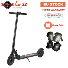 [מניות איחוד אירופי] 11KG אור KUGOO קירין S2 מתקפל בעיטה חשמלי קטנוע LCD תצוגת מקסימום 25 KM/H e קטנוע טוב יותר מ Megawheels(China)