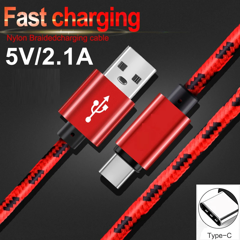 Olaf-Type-C-Cable-3M-2M-1M-Nylon-Braided-Fast-Data-Charging-Ca4ble-For-Samsung-Huawei
