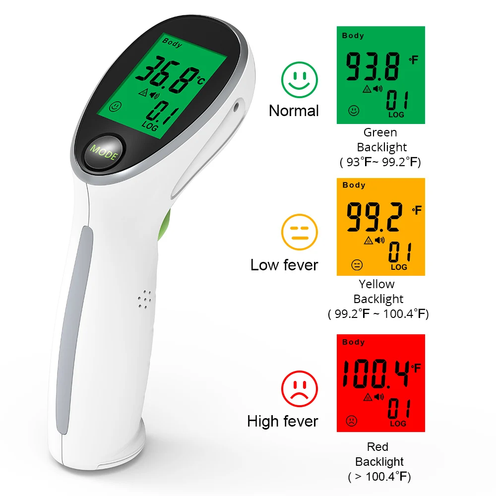 Infrared Forehead Thermometer  Baby Portable Non-contact child Handheld Body/Object Temperature Measure IR Device