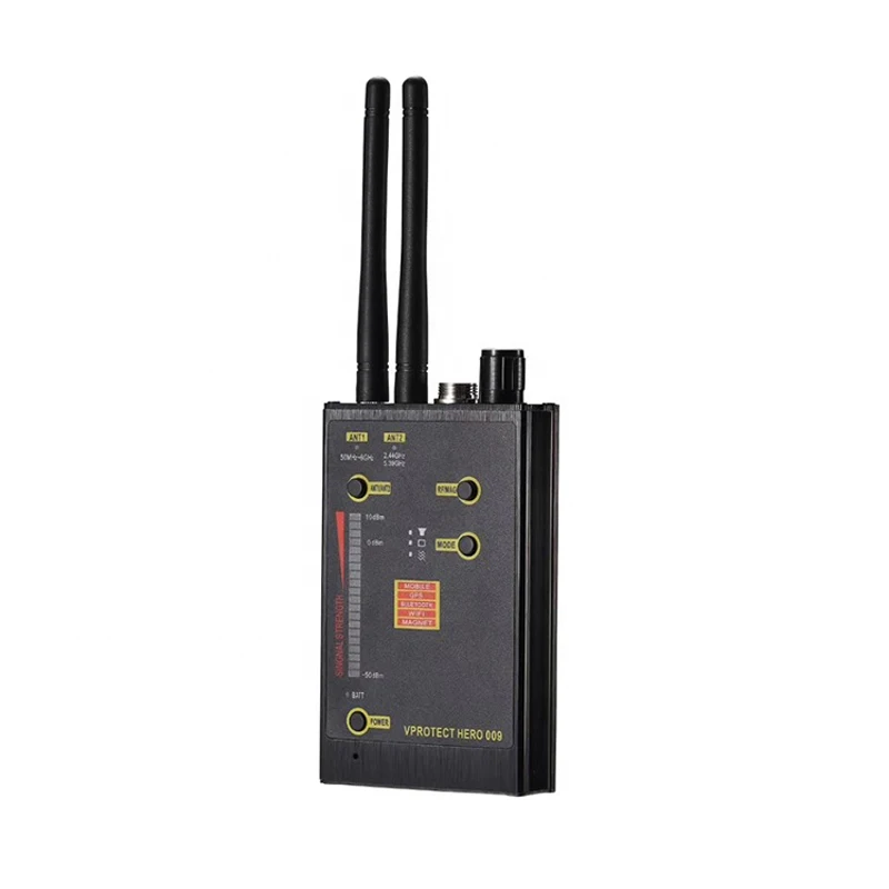 NEW Hero 009 Wireless Signal Detector VHF/UHF Anti-Spy GSM Wifi Scan Finder Magnetic MAG Signal Detector