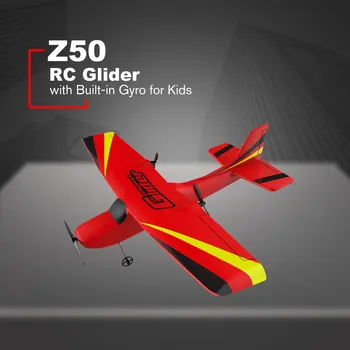 Z50 2.4G 2CH 350mm Micro Wingspan Remote Control RC Glider Airplane Plane Fixed Wing EPP Drone with Built-in Gyro for Kids 2