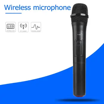 

Smart USB Wireless Microphone Handheld Mic with USB Receiver for Karaoke Speech Loudspeaker Microphone for 3.5mm 6.35mm Device