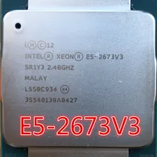 E5 2673 V3 2011, 12 cœurs, 24 fils, 2.4G, 2011 2673V3