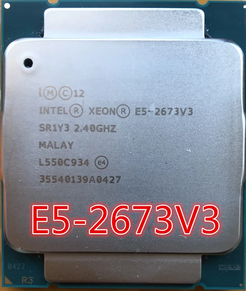 E5 2673 V3 2011 12 núcleos 24 hilos E5-2673V3 2,4G 2011 2673V3