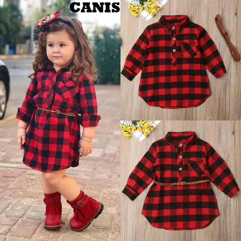 baby girl plaid outfit