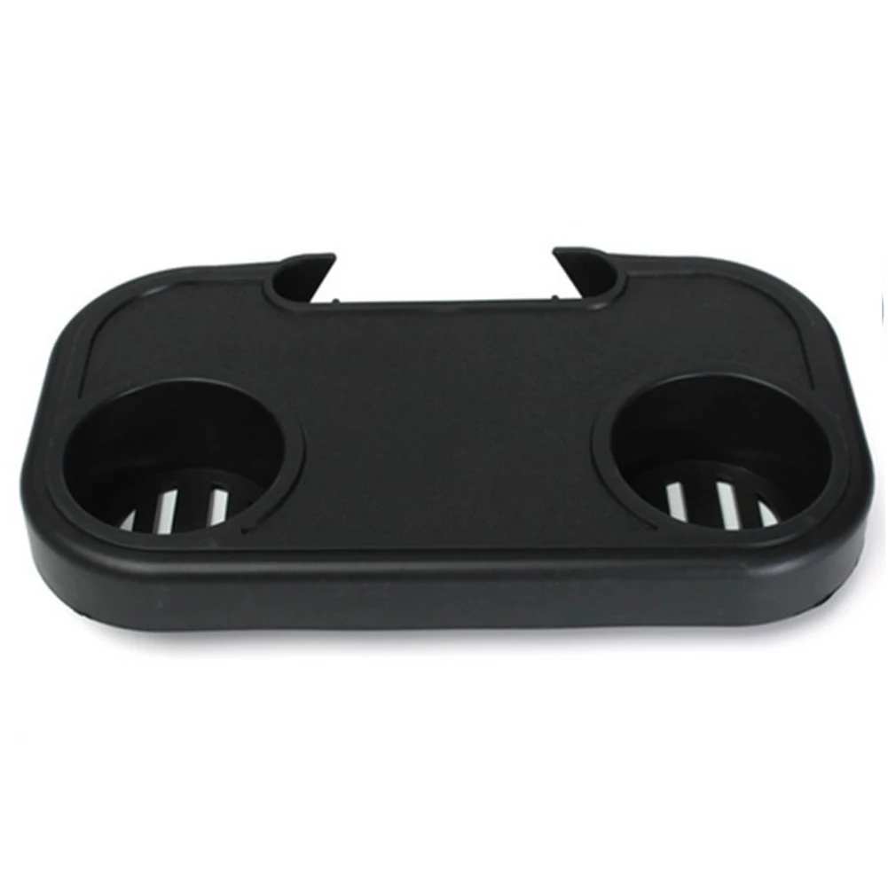 

Table Drink Food Cup Drink Tray Holder Stand Desk Folding Auto Car Back Seat Chair Side Cup Holder