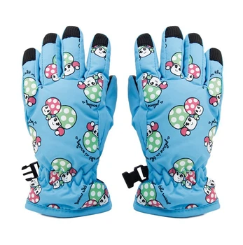 

TOP!-Non-slip, for 2-4 year old children, ski skate gloves (Sky Blue)