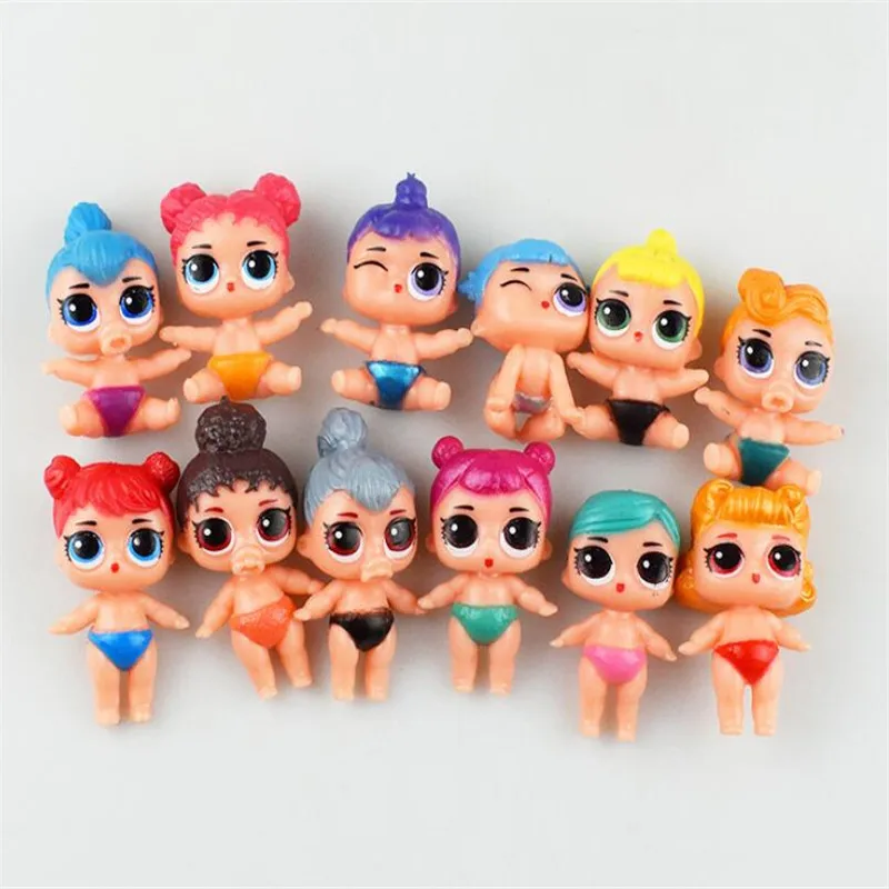 12 Pcs/Set LoL Dolls Ornament Anime Kids Toys Set Action Figure Pvc Model LoL Surprise Children Gifts