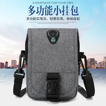 

Cross Border Supply of Goods MEN'S Messenger Bag 2020 Summer New Style Waterproof Oxford Shoulder Bag Multi-functional Mobile Ph