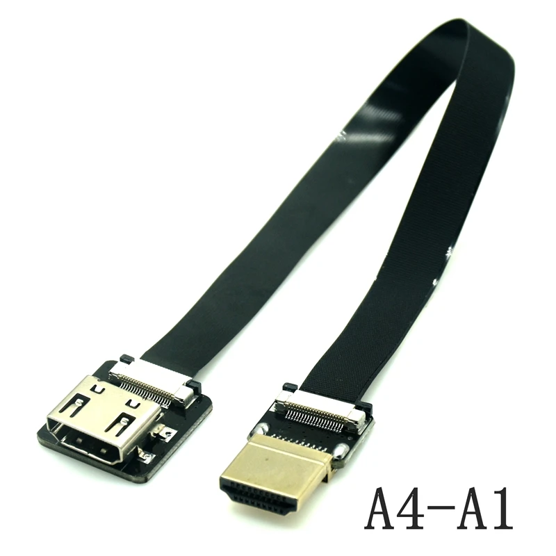 FPV Micro HD-Mini 90-Degree Adapter FPC Ribbon HDMI Cable - 20pin Plug Connector, Various Lengths Description Image.This Product Can Be Found With The Tag Names Computer Cables Connecting, Computer Peripherals, Degree adapter, PC Hardware Cables Adapters