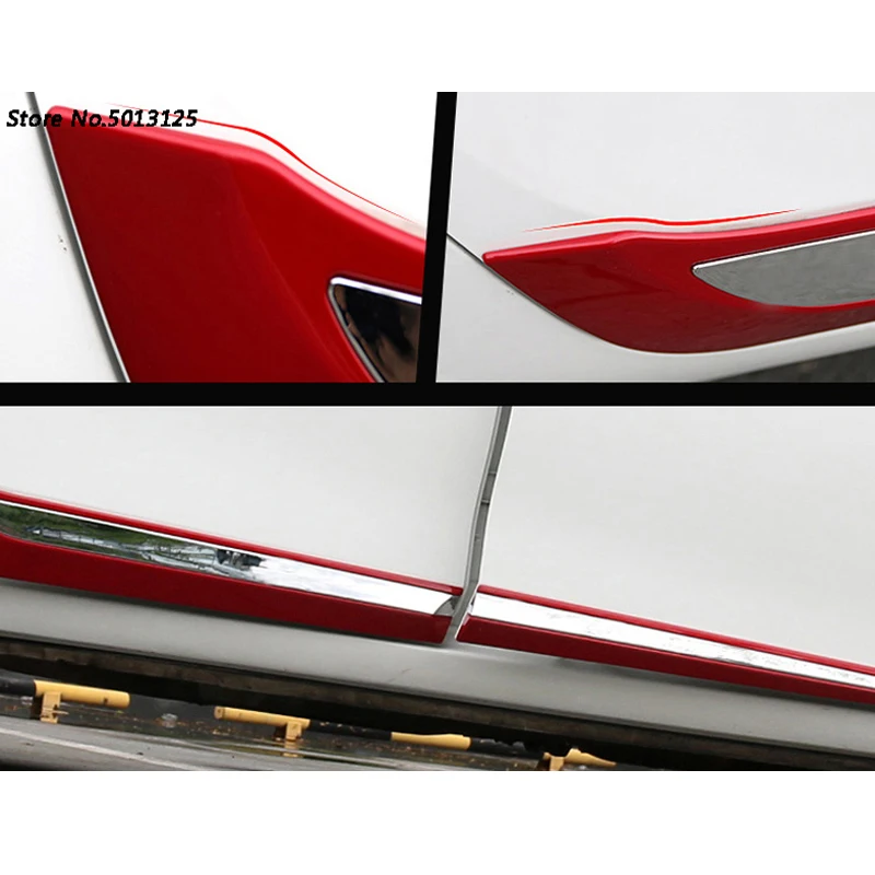 Кузова автомобиля боковой двери прокладки литья поток панели бампера вытяжки литье для Защитные чехлы для сидений, сшитые специально для Toyota Corolla автомобильные аксессуары