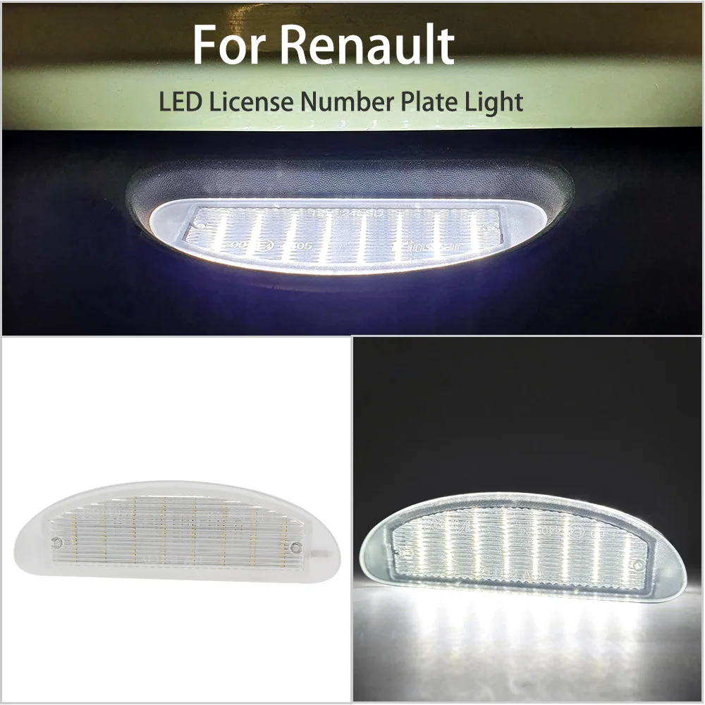 License Plate Light 7700410754 Car License Number Plate Lamp Light for Renault Clio II 1998-2005 