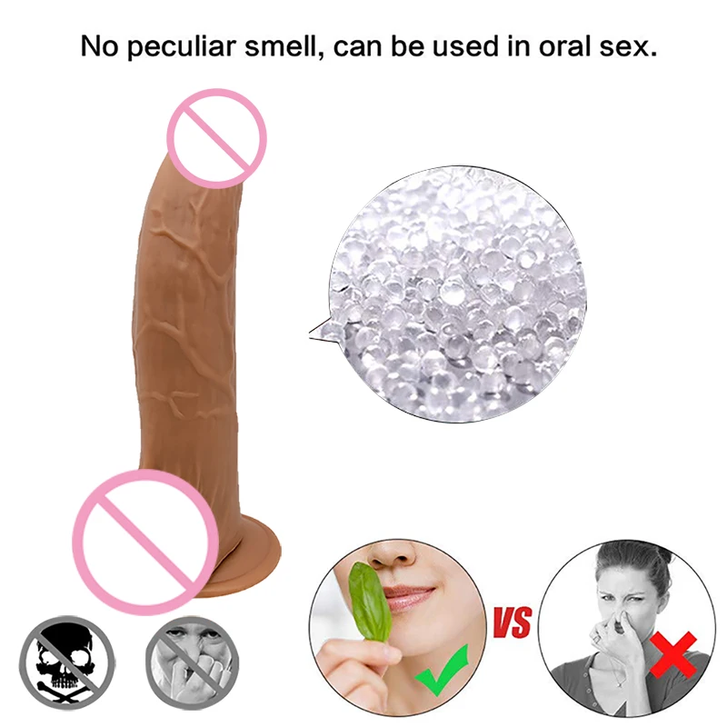 Sex toys Moonuo Female Masturbator Asia Four Generations healthy soft glue huge realistic dildo suction cup for women