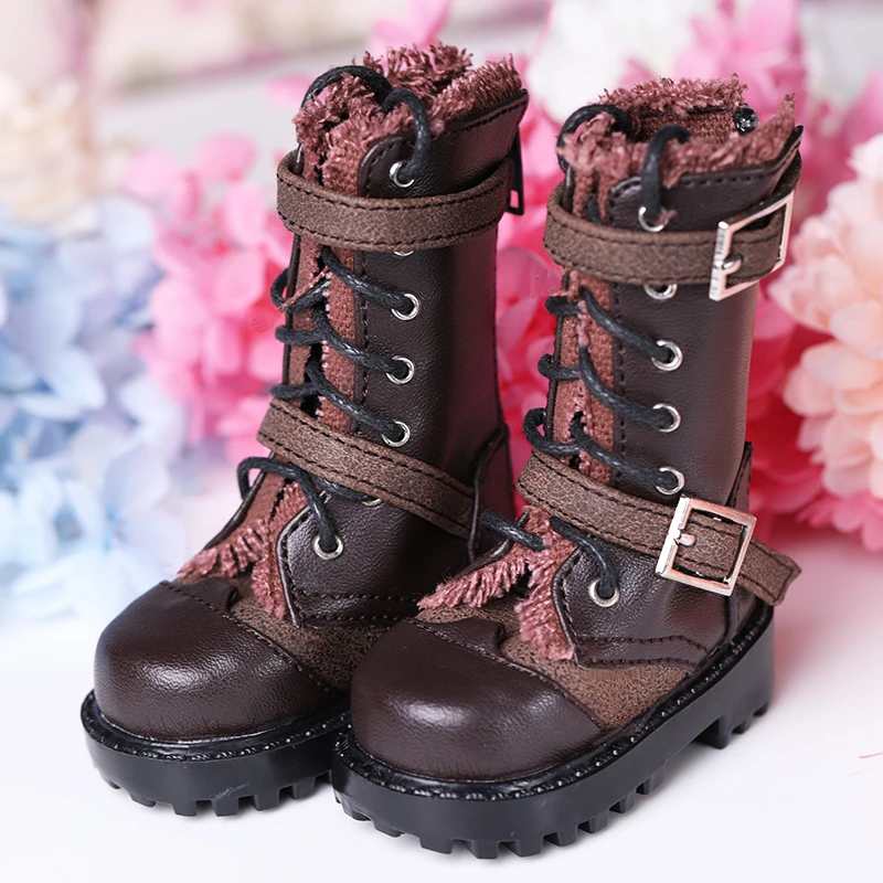 BJD Кукла SD детские сапоги 1/4 средние ботинки из лакированной кожи; Цвет: черный; bjd кукла аксессуары