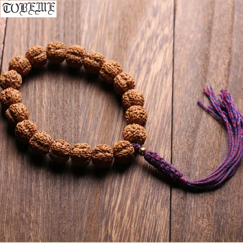 Braccialetto Di Semi Di Rudraksha Tibetano Perline Di Rudraksha Nepalesi Braccialetto Di Mala Buddista Bodhi Perline Braccialetto Di Mala Da Polso