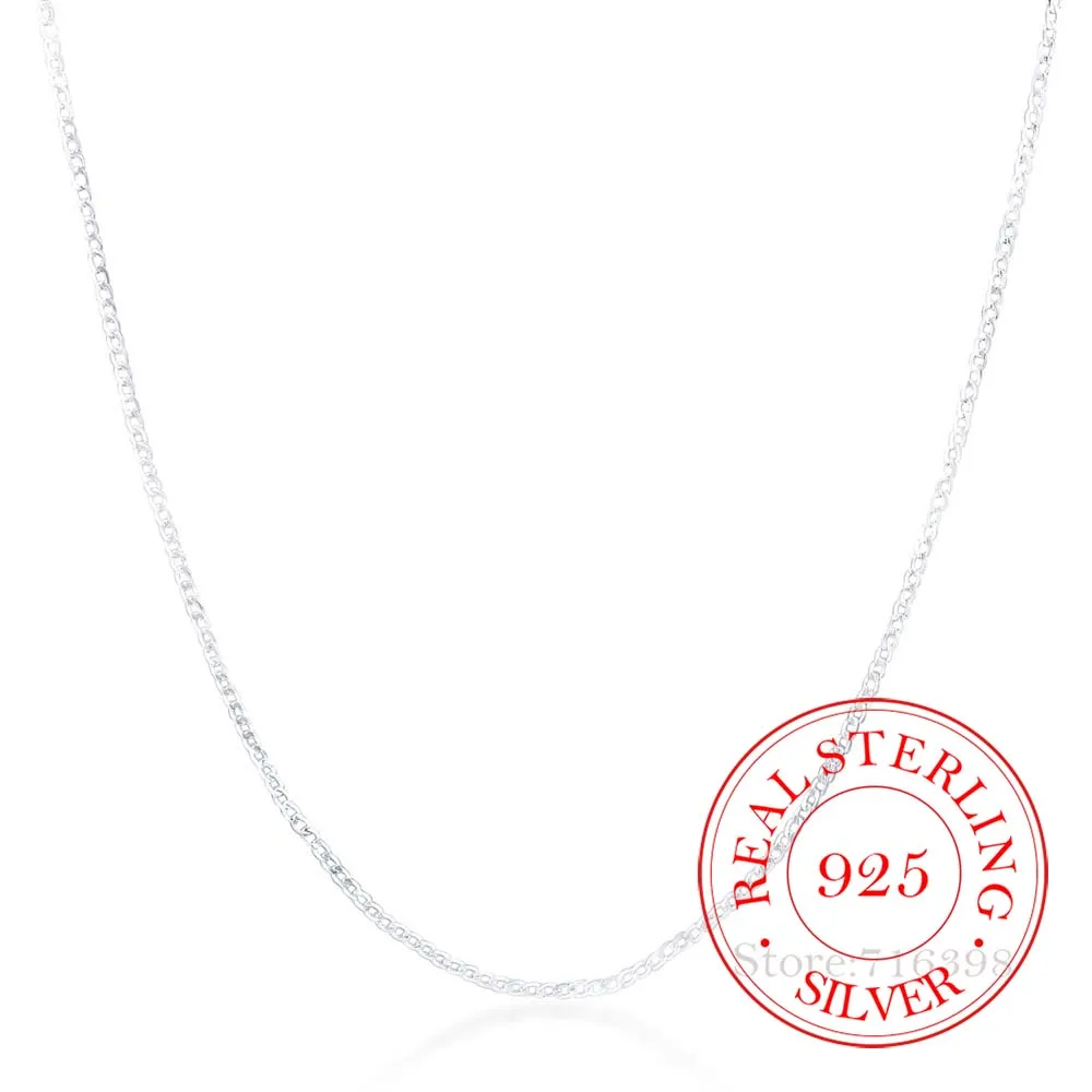 

Мужская цепочка из серебра 925 пробы, 2 мм, 16-30 дюймов