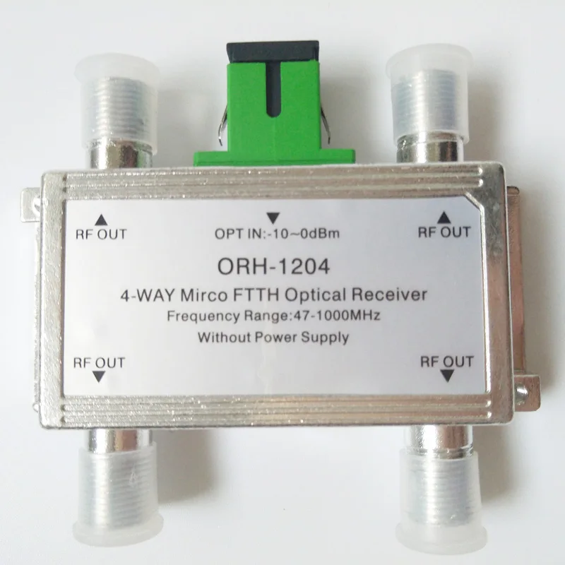 10 шт. 4 полосный пассивный ORH 1204 мини CATV FTTH оптоволоконный приемник 47 1000 МГц