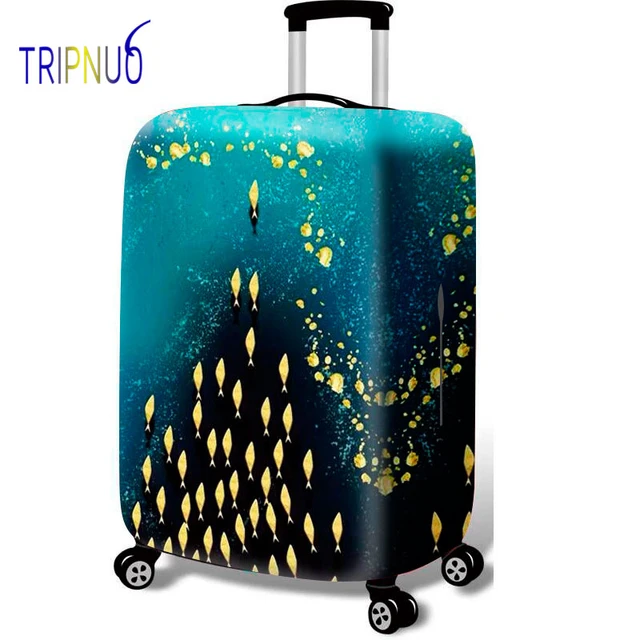 Elastic Luggage Protective Cover Letters Wreath Series Travel Accessories  Trolley Duffle Protection Case for 18-32 Inch Suitcase - AliExpress