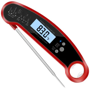 

Automatic switch Digital Barbecue Thermometer Meat Temperature Waterproof Instant Read Thermometer with Calibration Backlight