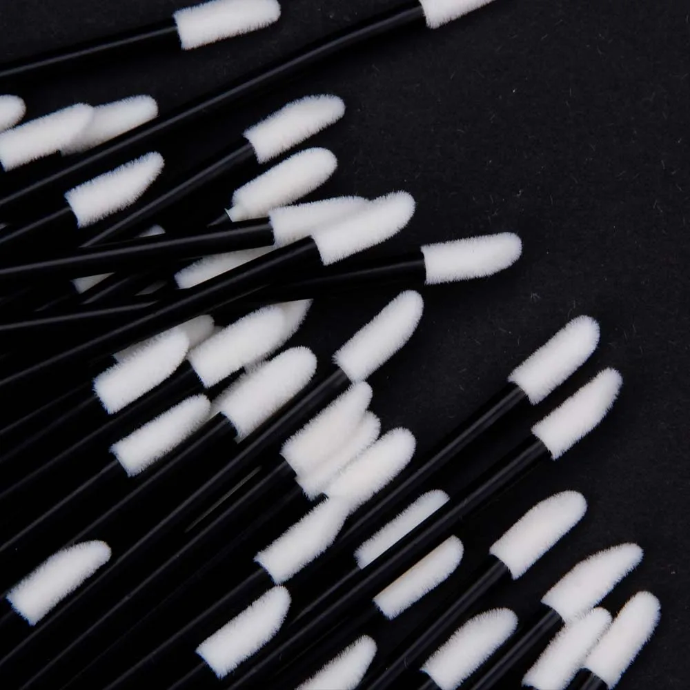 50/100PCS одноразовые макияж кисть для губной помады палочка аппликатор блеска
