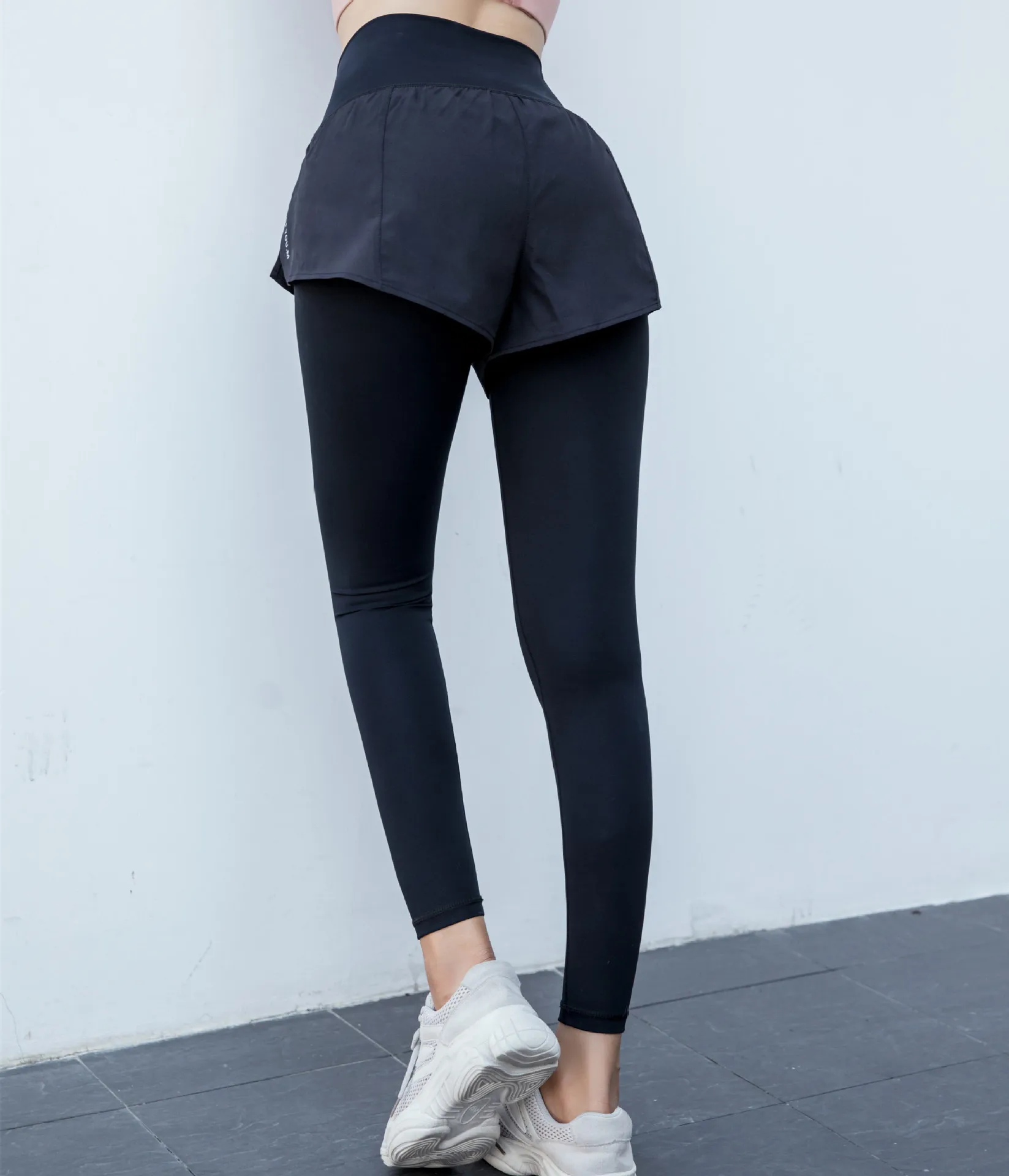 Goede Hoge Taille Yoga Leggings Panty Vrouwen Workout Ademend Fitness Training Broek Vrouwelijke Compressie Afslanken