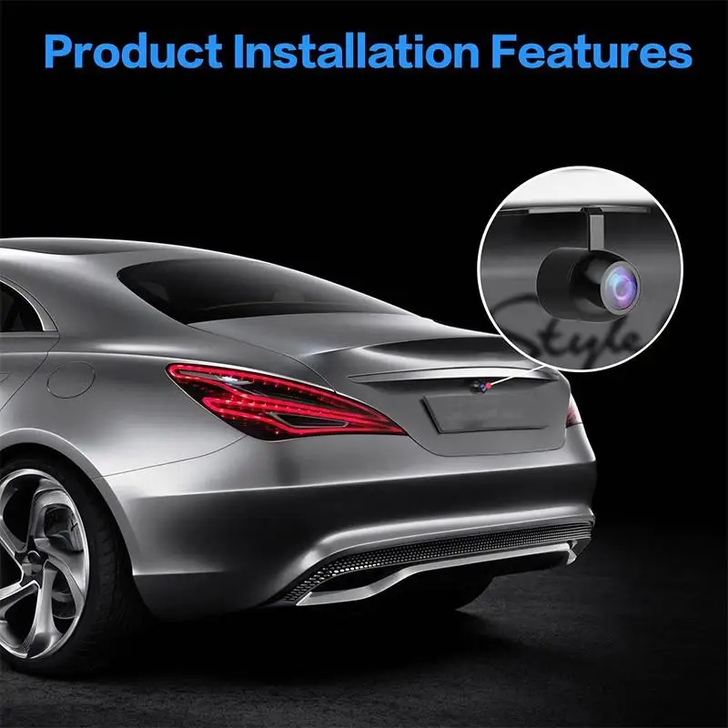 HD Car Rear View Camera Upgrade Reversing Vehicle Camera For Car Reverse Camera 170 Degree Wide Viewing Angle Parking Cameras