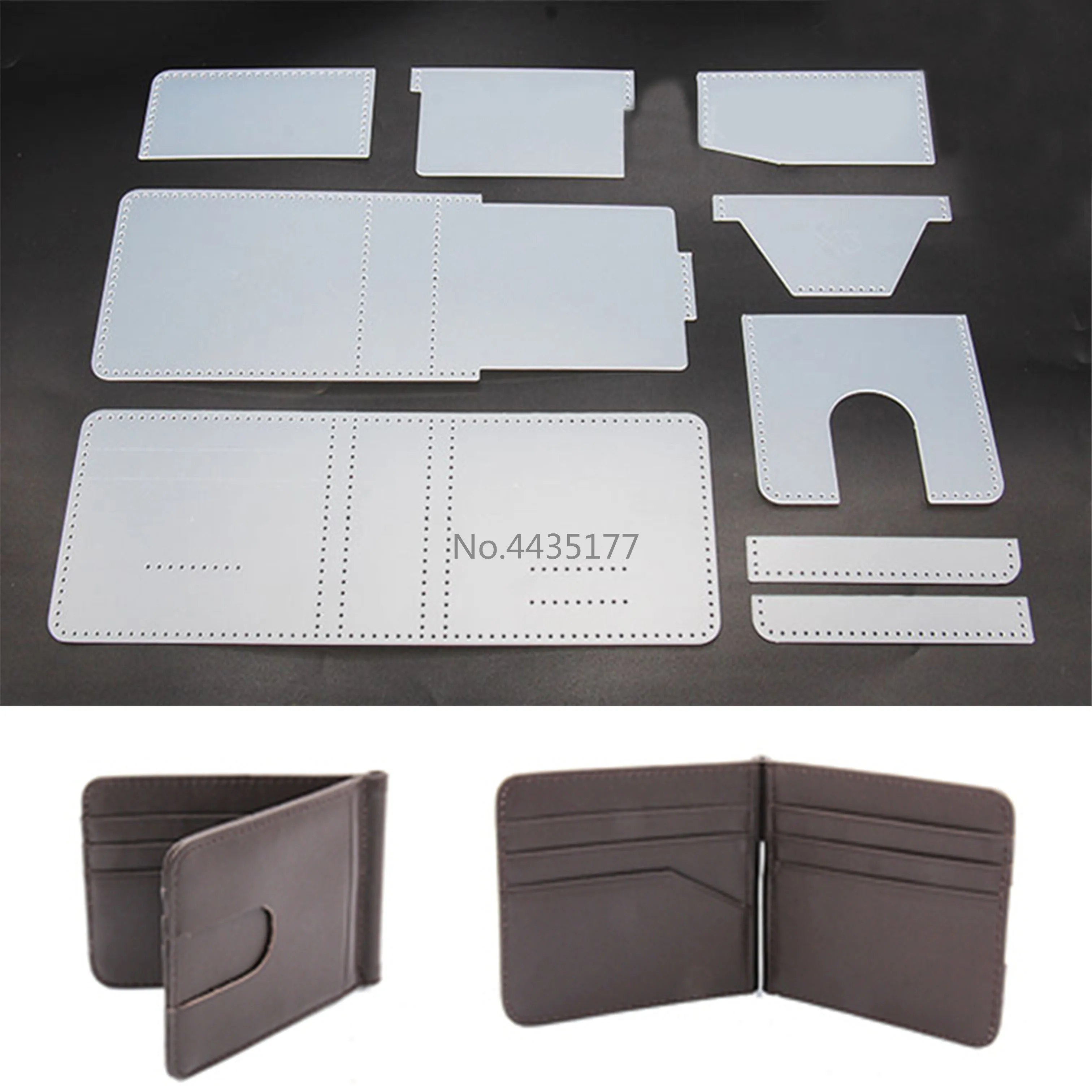 Manual Leather DIY Wallet Material Men Women PVC