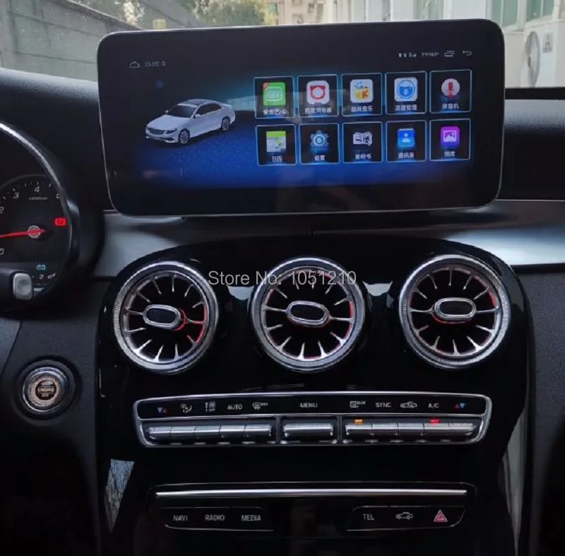 Ouchuangbo медиаплеер радио для Mercedes Benz C GLC V класс NTG 5,5 система с Android 9,0 4 Гб+ 64 ГБ