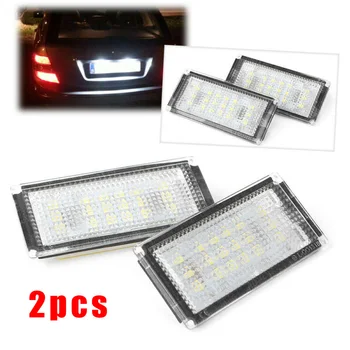 

2pcs 18LED Error Free Car License Plate Lights Tail Signal Lamp For BMW 3 Series E46 2D 325Ci / 330Ci 2004-06
