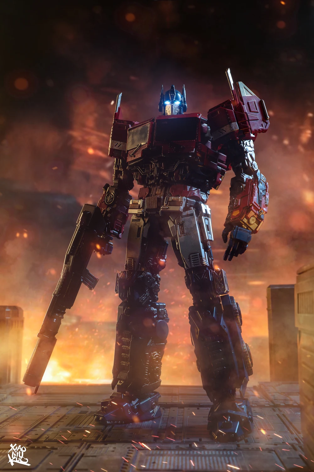 Figura de Ação Edição de Luxo Toem Estoque Totoyworld Optimus 3rd Party Robô Transformação Brinquedo Filme Modelo Pvc Tw-f09 op 34 Transformadortransformador Robô