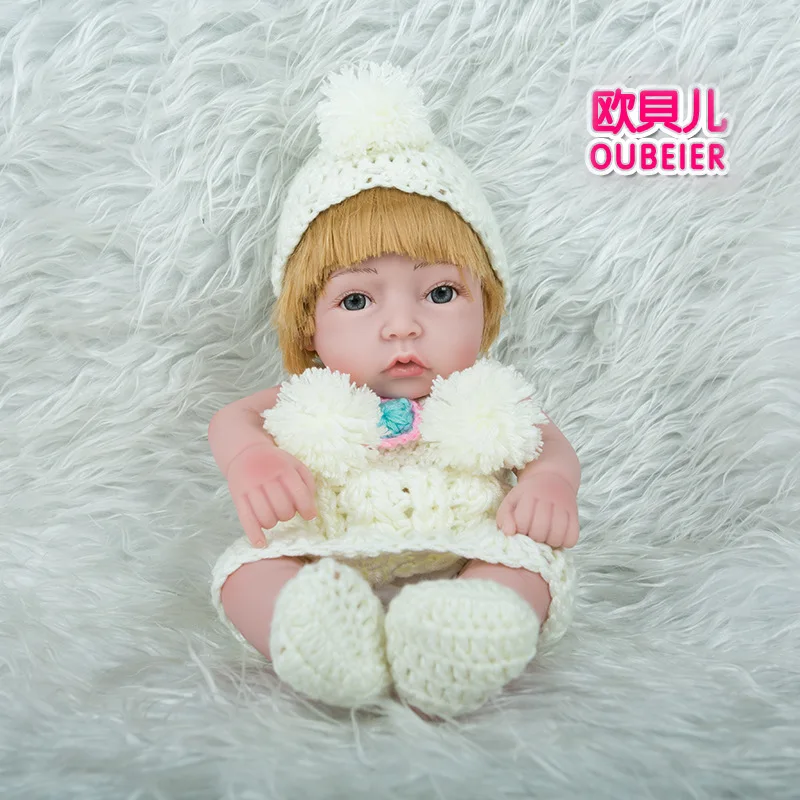

bebes reborn doll 28cm soft silicone reborn toddler baby dolls com corpo de silicone menina Christmas surprice gifts lol doll