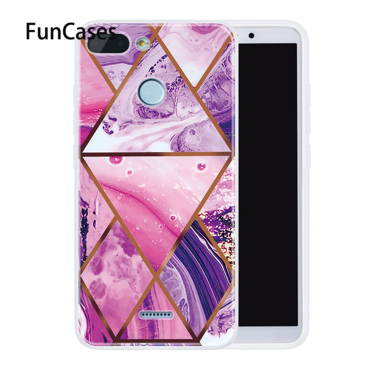 Чехол s для Xiaomi чехол Redmi 6 с геометрическими фигурами hoesje 6A A Etui мягкий из