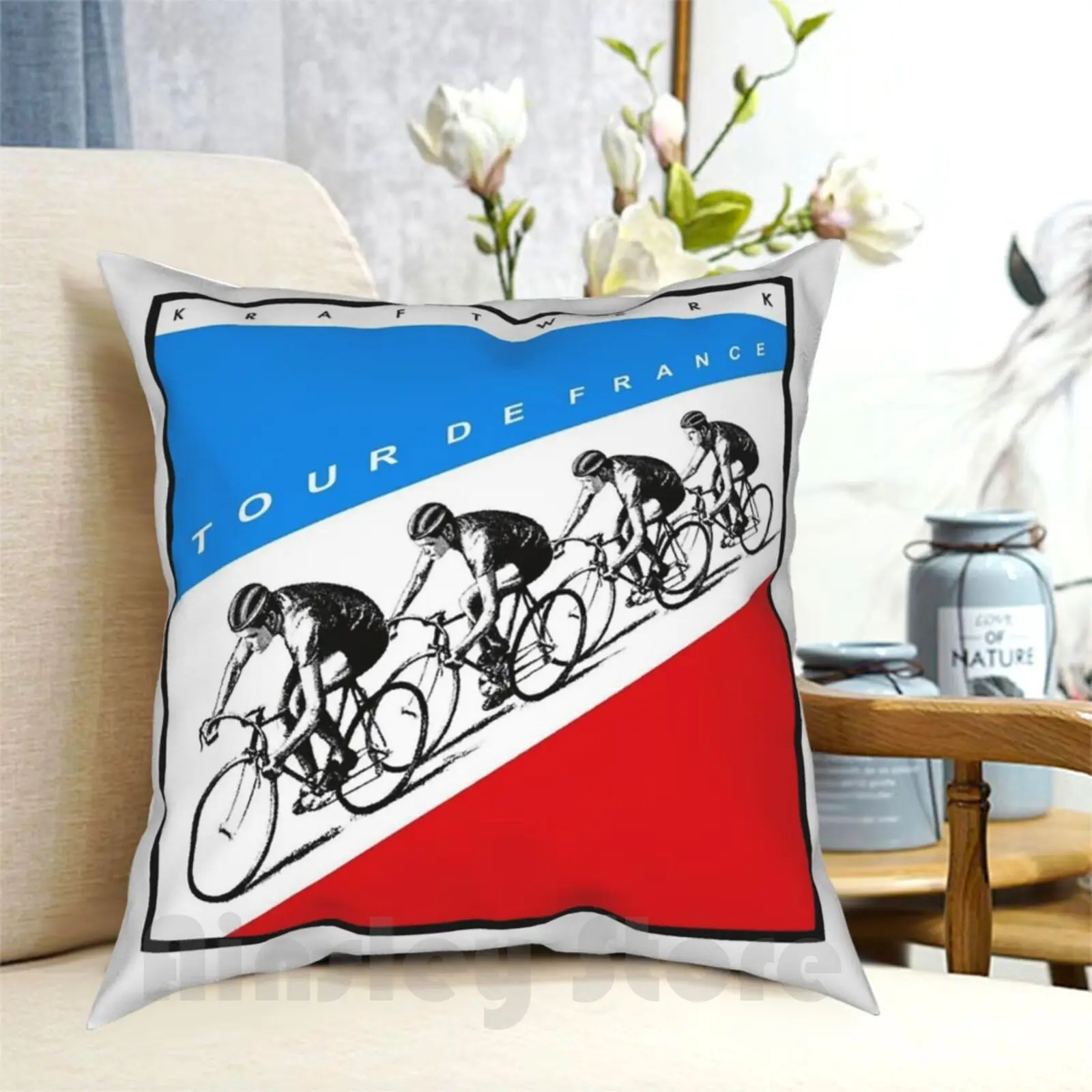 Kraftwerk Federa Stampata Casa Morbida Fodera Per Cuscino Fai Da Te Uomo Macchina Roll Hall Modello Kraftwerk Autobrity Robot Grammy