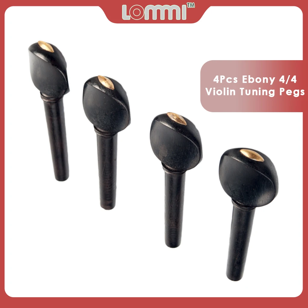 Ebony Violin Tuning Pegs Tuners Ebony Accessory Sets Violin Pegs