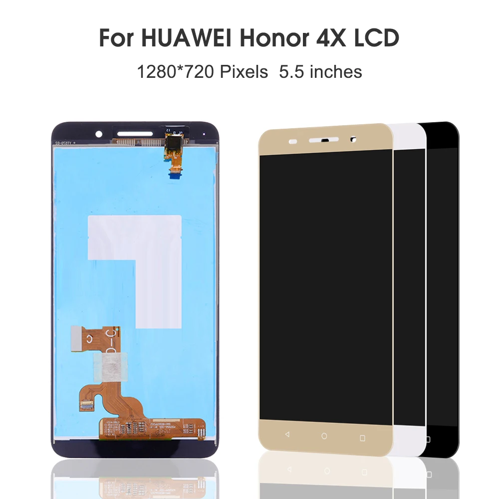 

Original 5.5 '' Huawei Honor 4X Che2-L12 Che2-L23 Che2-L11 Che1-L04 LCD Display Touch Screen Digitizer Assembly Replacement