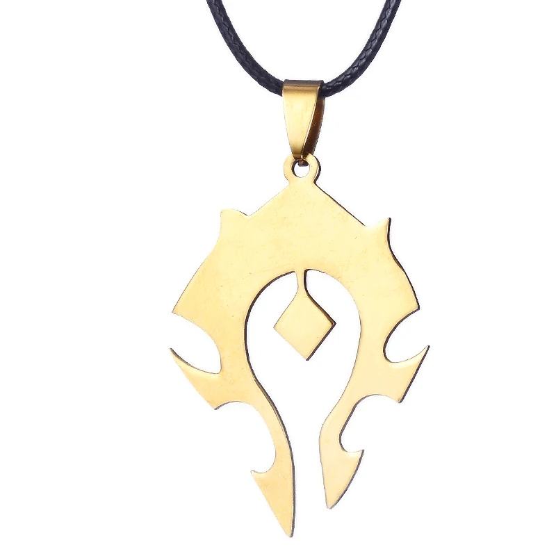 Hot Jewelry Stainless steel Pendant World of Warcraft Horde