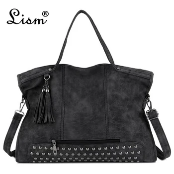 

Female Causal Totes for Daily Shopping All-Purpose High Quality Dames Tassen 2020 fashionDrop shipping Vintage PU Shoulder Bag