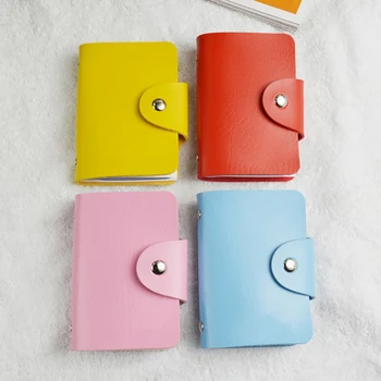 

Business Card Package With Brilliant Colors To Choose Fashion PU Leather Bag Men Women Card Bag Wallet
