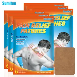 Sumifun 24Pcs=4bags Frozen Shoulder Medical Plaster Treat Neck Knee Joint Pain Patch Back Elbow Wrist Ankle Shoulder Painkiller