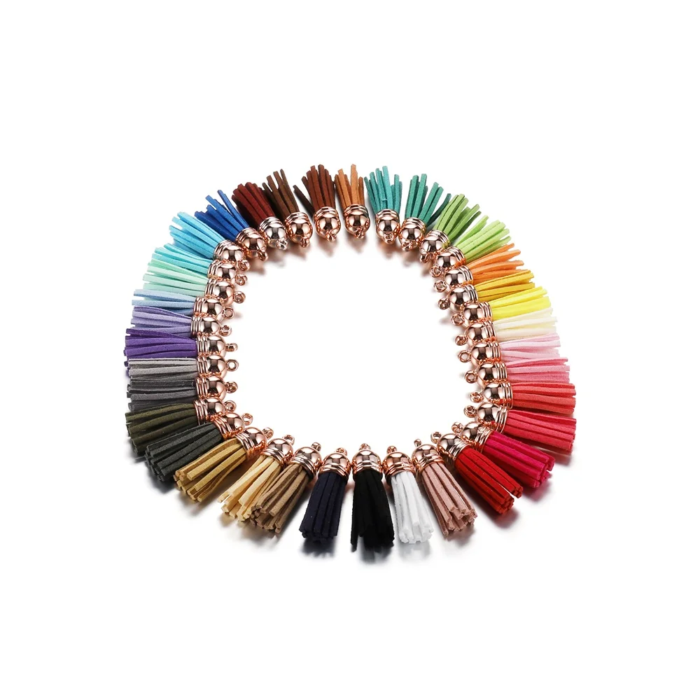 20-60 개/몫 DIY 쥬얼리에 대 한 Purl Macrame 펜 던 트에 대 한 38mm 술 빈티지 가죽 Tassels 프린지 용품 액세서리 만들기