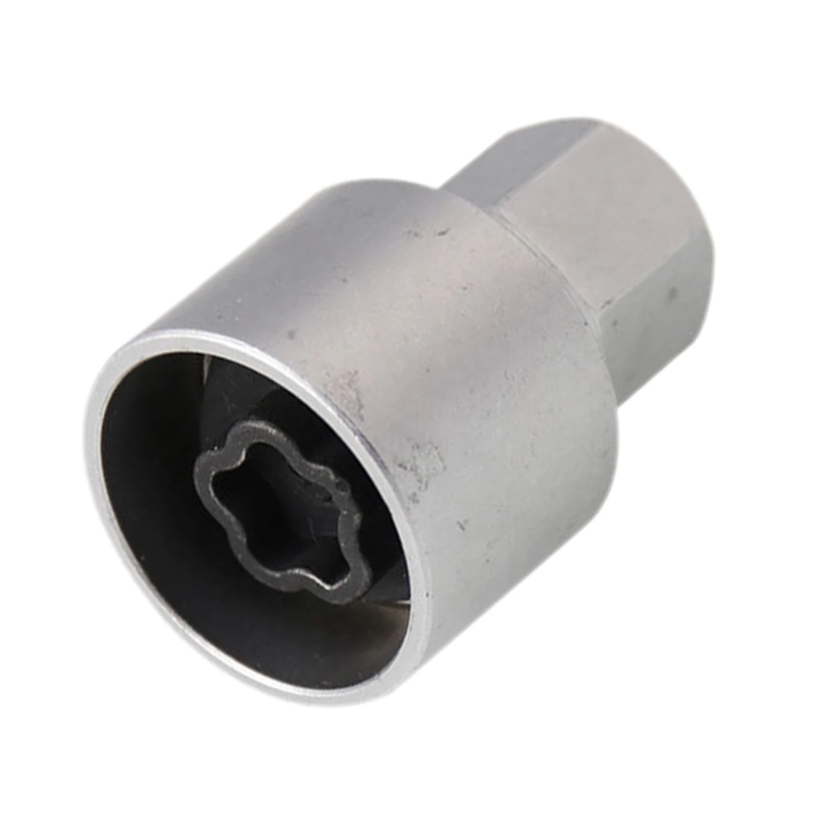 Automotive Locking Wheel Bolt Nut Removal Key with Adapter for 1 2 3 Vehicles