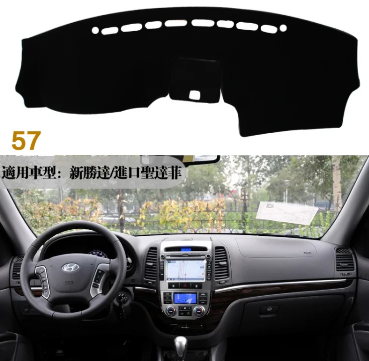 

For kia sorento 2015 2016 2017 2018 Dashboard Cover Sun Shade Non-slip Dash Mat Pad Carpet Car Stickers Interior Accessories