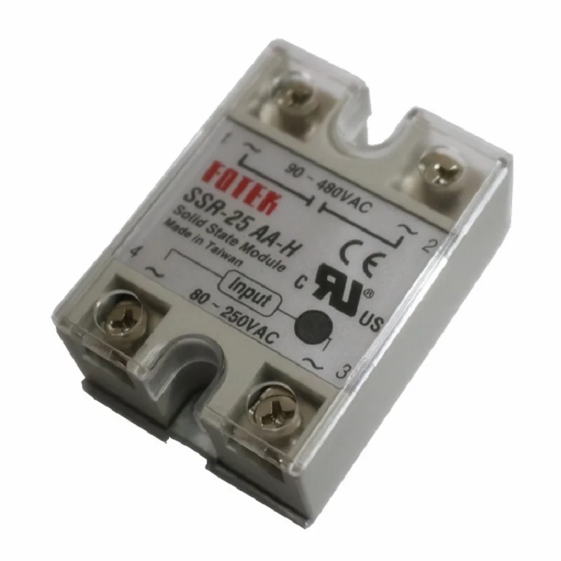 

SSR-25AA-H solid state module 480v solid state relay 25A40A50A60A, input ac 80-250V, output 90-480VAC new