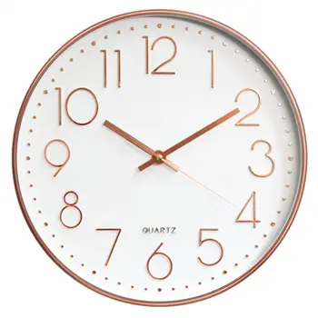 

12inch Silent Quartz Wall Clock Quiet Sweep Movement No-ticking Hanging Clocks Modern Watches Home Art Decor for Living Room