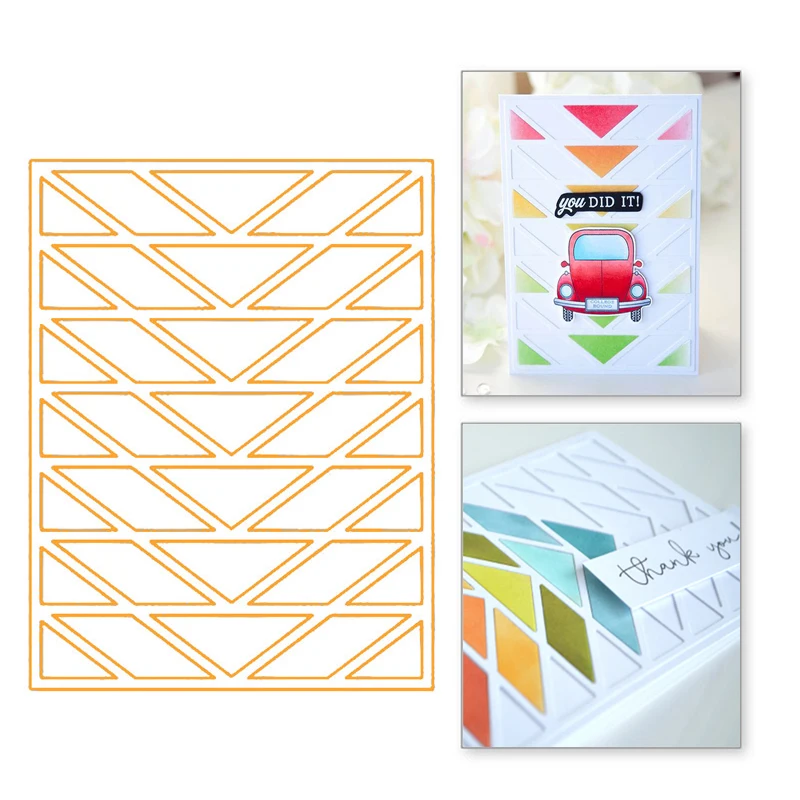 

YaMinSanNiO Background Metal Cutting Dies Frame Scrapbooking New 2019 For Making Cards Decorative Embossing DIY Crafts Stencils