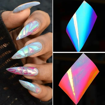 

15 Sheets 3D Nail Stickers Set Candy Vinyls Colorful Self-Adhesive Glass Paper Decoration Transfer Decals Slider Nail Decoration